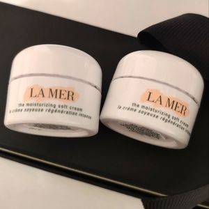 La Mer Soft Cream Brand New * 2 mini creams!